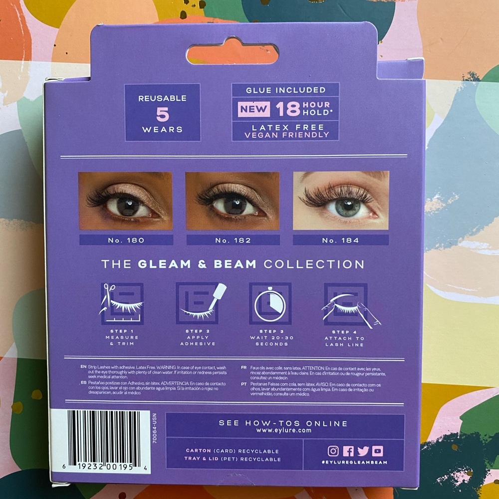 NIB EYLURE LONDON gleam& beam lashes buy one get one free - Picture 3 of 6
